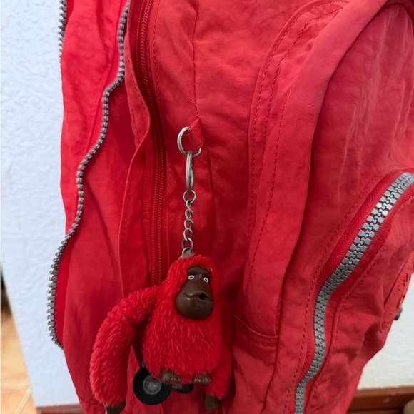 Kipling Red Backpack - Picture 3 of 13